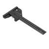Woodworking Scribing Ruler Aluminum Alloy TType Scriber Carpentry Measuring Marking