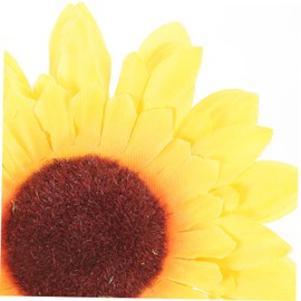 FRCOLOR 10Pcs Sunflower Hair Clips Decorative Alligator Barrettes for Women and Daily Wearing Hairpin Multi Layer Floral Design Firm Hold Hair Side Clip