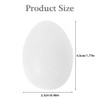 White Fake Eggs Solid Plastic Dummy Pigeon Eggs for Pigeons