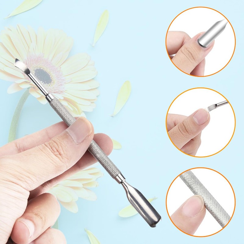 LeTradeJP Cuticle Pusher Nail Tool Set of 1 Durable Rust