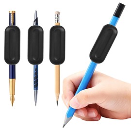 Weighted Pencil Grips, 3 Pack 1oz Silicone Handwriting Aid for Kids, Elderly & Special Needs Improves Penmanship for Autism ADHD Tremors Dyspraxia & Fine Motor Skills