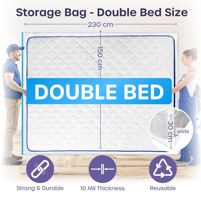 volila Mattress Storage Bag with Zipper - Waterproof Mattress Cover