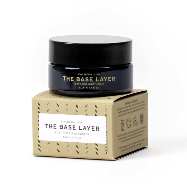 Caldera + Lab The Base Layer | Men's Organic Face Cream Moisturizer for Dry, Sensitive, & Normal Skin – Vegan, Natural & Antioxidant Packed Facial Skincare