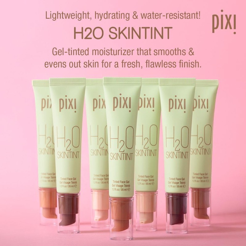 Pixi H2O SkinTint | Tinted Face Gel Moisturizer | Lightweight
