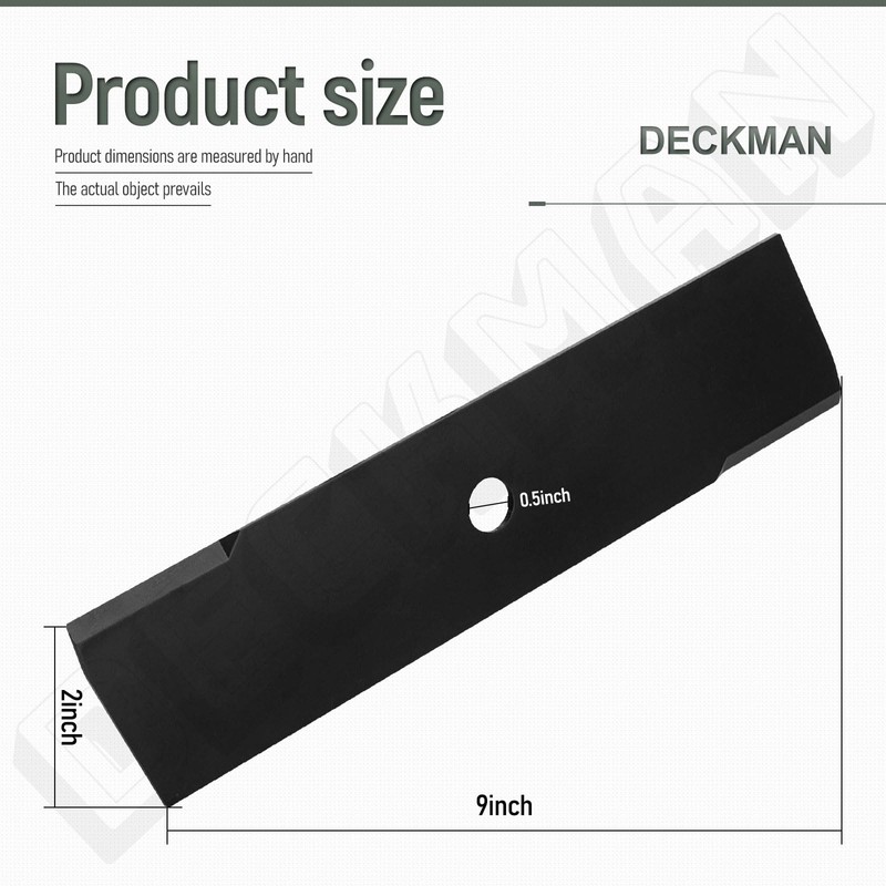DECKMAN Edger Replacement Blades 85755 71-85755 9" x 2” x