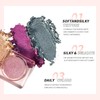 Eveloveu Glitter Eyeshadow Metallic Finish - High Impact Pink Eyeshadow
