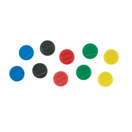 Nobo Magnetic Whiteboard Magnets, 38mm, Pack of 10, 1915318, Coloured