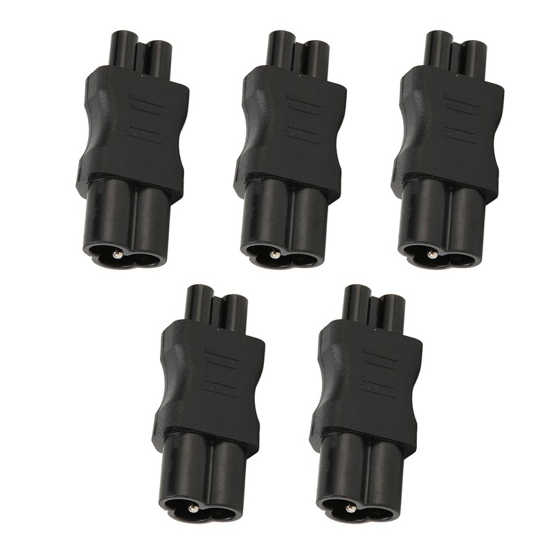 5 Pcs IEC320 C6 to IEC320 C5 Power Adapter Computer