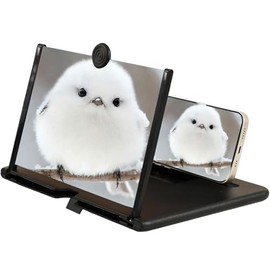 Phone Screen Magnifier, 10" Mobile Phone Magnifier Projector Screen, Pull-Out PhoneScreen Amplifier, Pull-Out MobilePhone Screen Magnifying Stand - Black