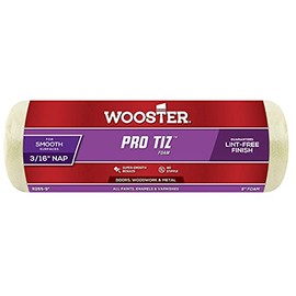 Wooster Brush R265-9 Pro Tiz Paint Roller, 3/16 in Nap, 9 in L, Foam Cover Phenolic Core, 9-Inch, Yellow