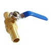 Uenede 2PCS Brass 5/8 Inch Barb Ball Valve Heater Water