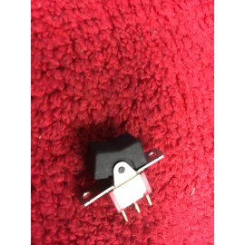 7101 ON-ON     3 PRONG BLACK ROCKER C & K  NOS