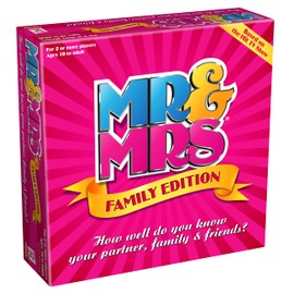 Rascals, Mr & Mrs Family Edition, Party Board Game, Ages 10+, 2+ Players, 30 Minutes Playing Time