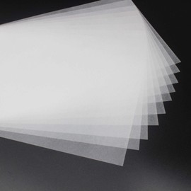 ANCLLO Pack of 10 shrink wraps, one size, white, frosted for printing badges and tags