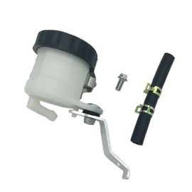 Motorcycle Front Brake Master Cylinder Brake Pump Tank Oil Cup Fluid Bottle Reservoir w/Bracket Aftermarket Part Compatible with Honda CBR600RR CBR 600 2007-2018 CBR1000RR CBR 1000 2004-2018