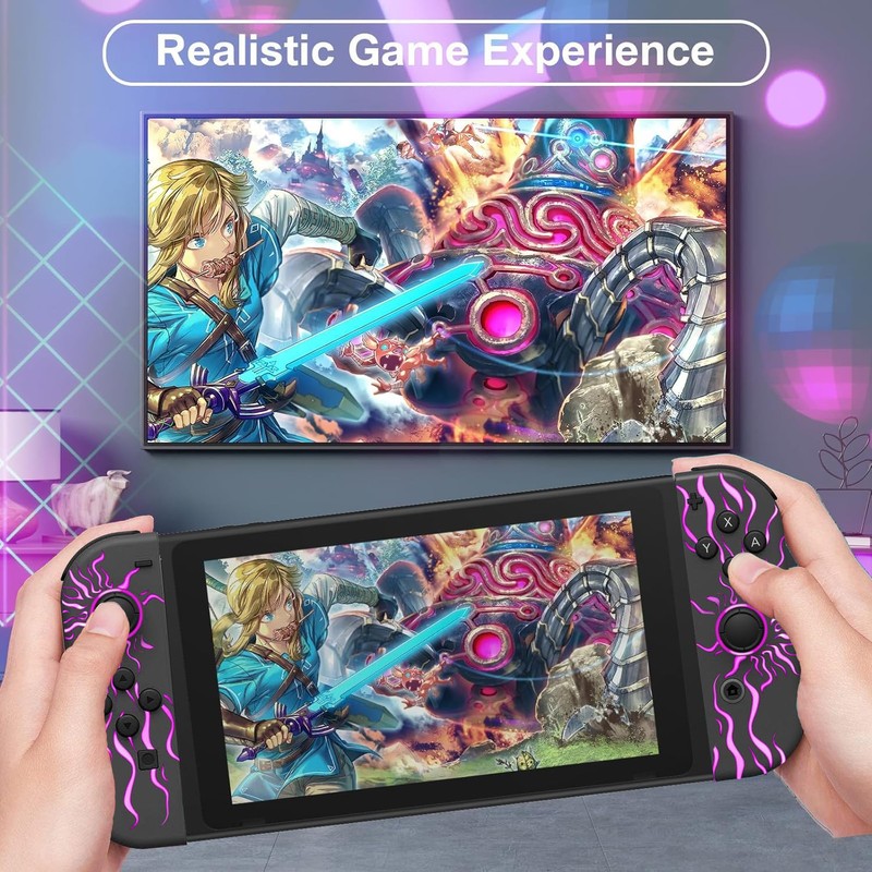 Replacement L/R Switch Controller Work with Switch/Lite/OLED Console,Wireless Controller Support