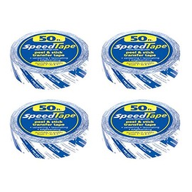 FastCap STAPE.1X50 SpeedTape 1-inch x 50-Feet Peel and Stick Speed Tape, 4-Pack