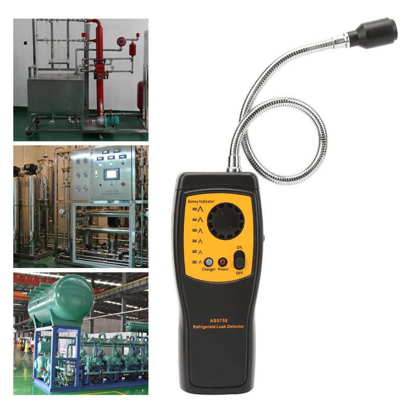 SMART SENSOR AS5750 Refrigerant Leak Detector High Sensitive USB Rechargeable