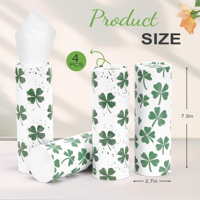 GOMEW Car Tissue Holder (4 PK) - 50 3-Ply Tissues