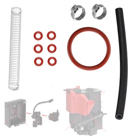 Snapworld-Kaffee Seal O-Ring Maintenance Kit Replacement Hose + Kink Protection Spring Compatible with Siemens & Bosch EQ.3 S100 S300 S500 VeroCup 100 300 and EQ.9 S300 S500 S700 S900 to Brewing Group