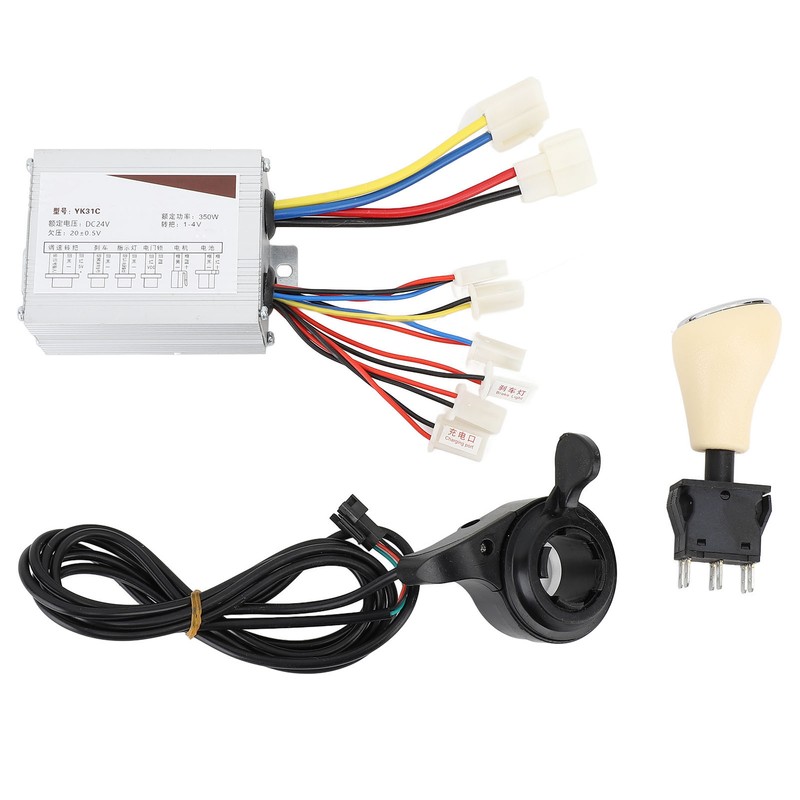 Electric Bike Controller Kit 24V 350W Motor Controller Thumb Throttle