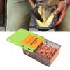 250Pcs Horseshoe Nails Copper Plating Shoeing Nails with Plastic Box