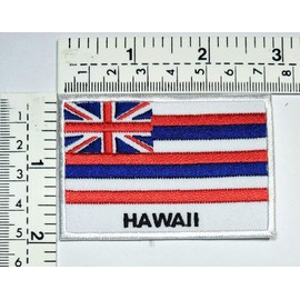 Hawaii National Flag Patches Hawaii Country Flag Military Embroidered Tactical Patch World Flags Stickers Embroidery Iron On Sewing Logo Jacket Polo T- Shirt Hat Backpacks (02)