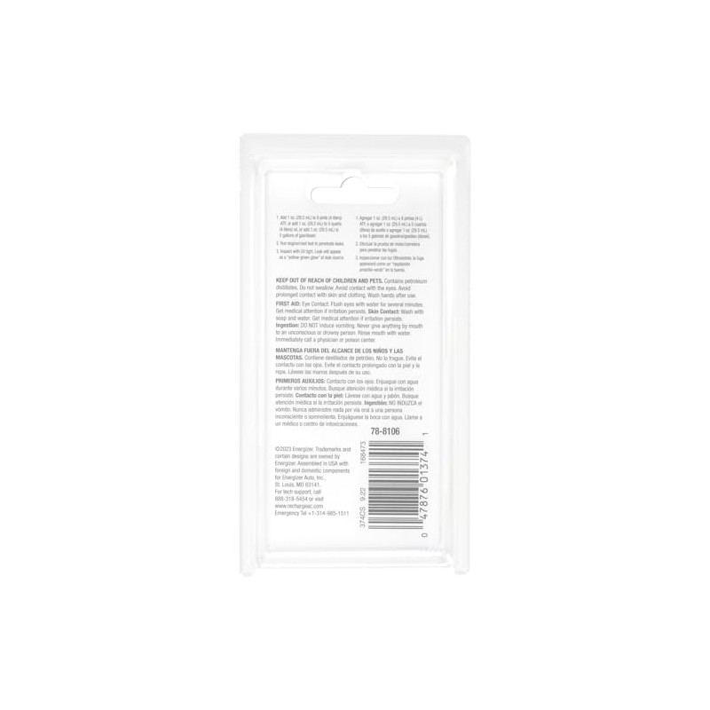 A/C Pro Certified Auto Pro Oil and Fuel System UV
