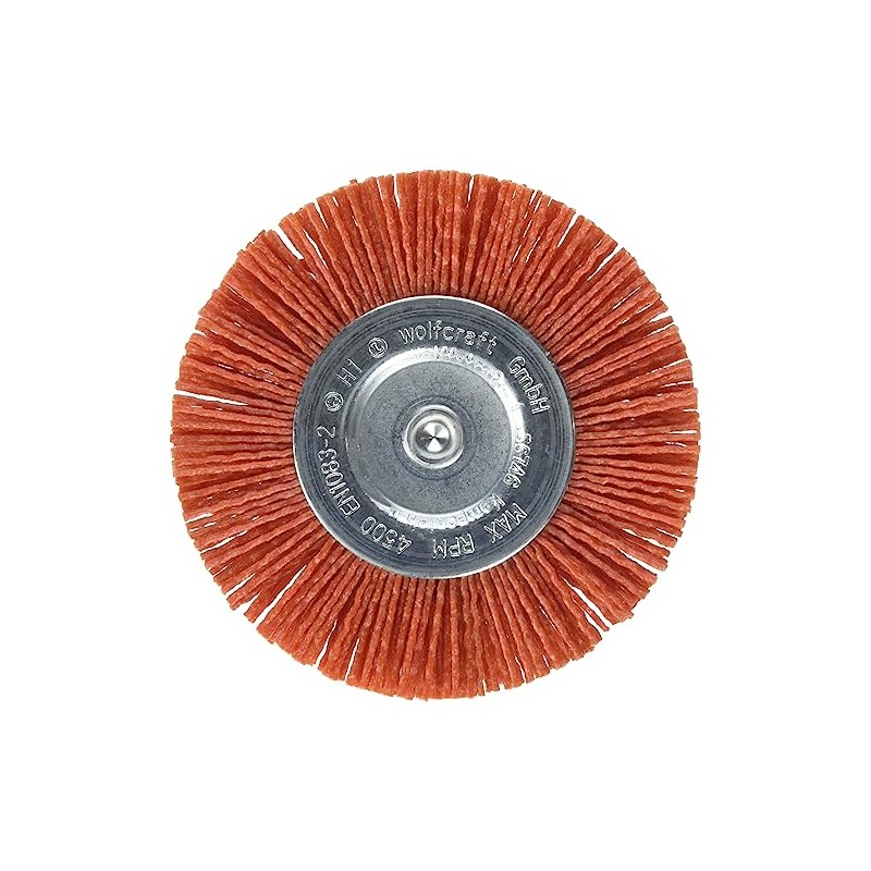 wolfcraft Nylon Wire Wheel Brush, aggressive I 8477000