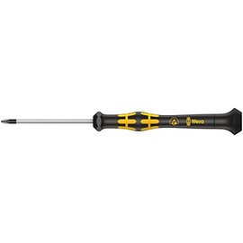 Wera 05030115001 PZ0 x 60mm "クラフトフォーム 1540" マイクロプラスドライバー - シルバー