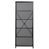SUPER DEAL Fabric Dresser for Bedroom 46 inch Tall Dresser