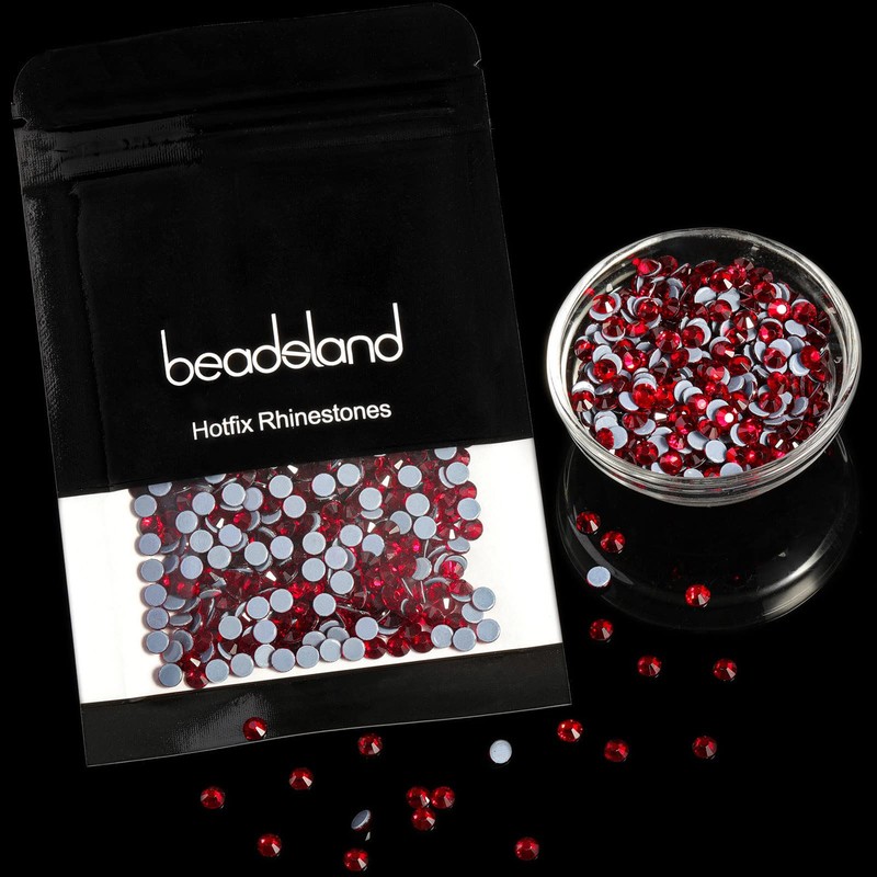 Beadsland Hotfix Rhinestones, 1440pcs Flatback Crystal Rhinestones for Crafts Clothes
