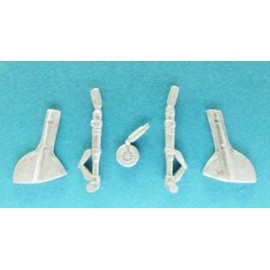 Scale Aircraft Conversions 1/72 Spitfire Mk IXc, PR XIX Landing Gear 72088 x for Airfix