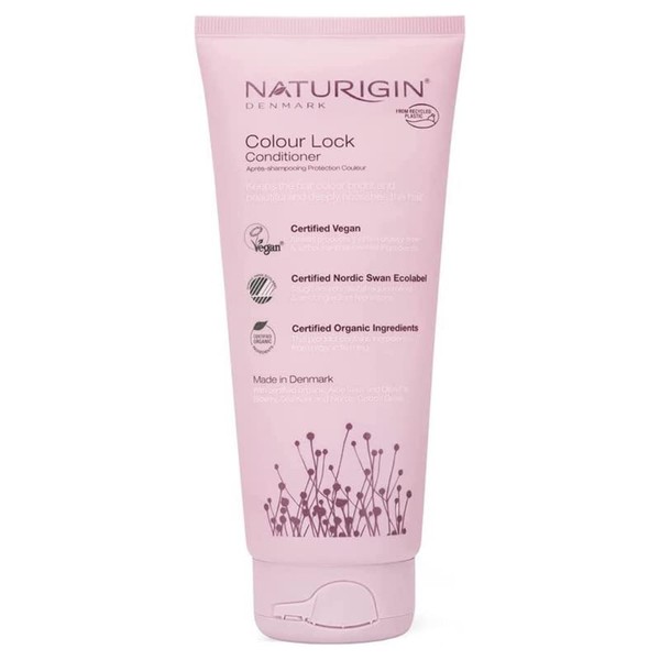 NATURIGIN Color Lock Conditioner | Vegan | Certified Organic Ingredients | Nourishing and Soothing Effect for Dry Hair | SLS Sulphate Free | Suitable for Sensitive Scalps