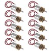 DIANN 10pcs Mini Micro N20 Gear Motor DC 3V-6V Slow