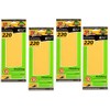 ALI INDUSTRIES 7249 220 Grit Sand Sheet, 6-Pack (Four Pack)