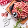 DOERDO Meat Ballers Non Stick Stainless Steel Ice Cream Scoop