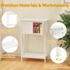 LAQUAL 10 Gallon Fish Tank Stand with Cabinet, Double Aquarium