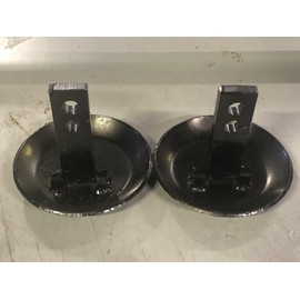 Set of Two Bolt On Floating Skid Shoes for 3-Point Tractor Mounted Grader Blades.