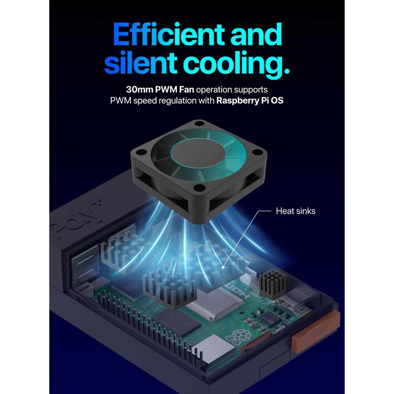 Argon Poly+5 Raspberry Pi 5 Case | Raspberry Pi 5