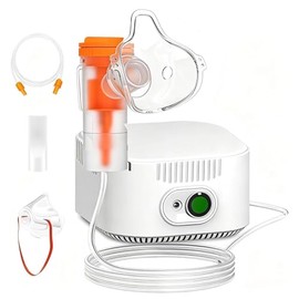 Nebulizador de Compresor Eléctrico - Inhalador Silencioso y Rápido para Adultos y Niños, Ideal para Hogar, Oficina y Viajes (Estilo 1)