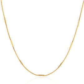 MEVECCO Gold Rope Chain Choker Necklace,Dainty Boho 14K Gold Plated Cute Tiny Chain Simple Minimalist Choker Necklace for Women