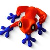 3D Printed 7.92-inch Magnet Frog Toy, Articulated 3D Printed Animals