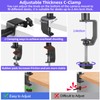 Overhead Phone Camera Mount, 37.4" Long Camera Desk Mount Webcam