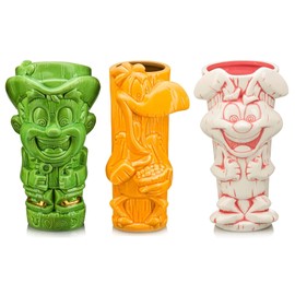 Geeki Tikis General Mills Ceramic Mug Set | Cocoa Puffs | Lucky Charms | Trix