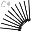 Flintronic S-Pen 10pcs Black Replacement Touch Stylus Tips Replacement Tip