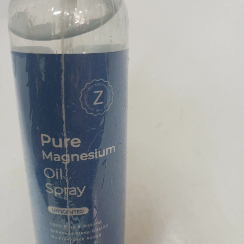 Pure Organic Magnesium Oil Spray Fast Absorbent Promotes Calm Sleep
