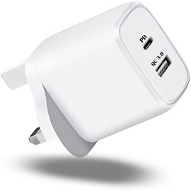 KP TECHNOLOGY Multi Port Charger Plug For Oppo Reno13 / Reno 13 Pro / Reno13 F/Find X8 Pro / Reno12 F / Reno12 FS / A40 A60 A80 / Reno12 Pro / Reno11 F / N2 Flip / Reno10 Reno8 / A38 A78 A96 (WHITE)