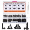 LYJEE Small Screws Assortment Kit, 1000pcs Miniature Phillips Replacement Screws