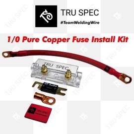 GP Audio Tru Spec OFC 450 AMP ANL Fuse Holder INLINE Block BATTERY INSTALL KIT 1/0 AWG GA